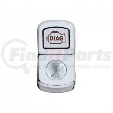 United Pacific 45065B "Diagnostic" Rocker Switch Cover - Indented
