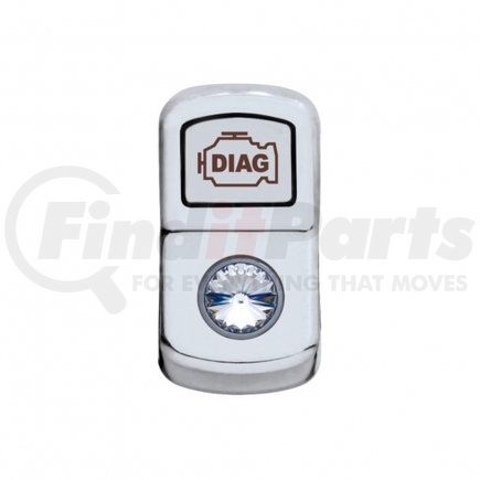 United Pacific 45068 "Diagnostic" Rocker Switch Cover w/ Clear Diamond