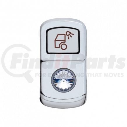United Pacific 45140 "Load Light" Rocker Switch Cover w/ Clear Diamond