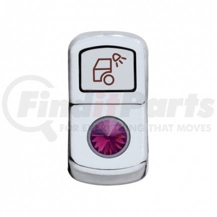 United Pacific 45142 "Load Light" Rocker Switch Cover w/ Purple Diamond