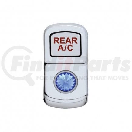 United Pacific 45171 "Rear A/C" Rocker Switch Cover w/ Blue Diamond