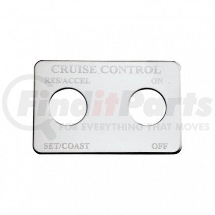 United Pacific 48060 Freightliner Switch Plate - Cruise Control (2 Switches)