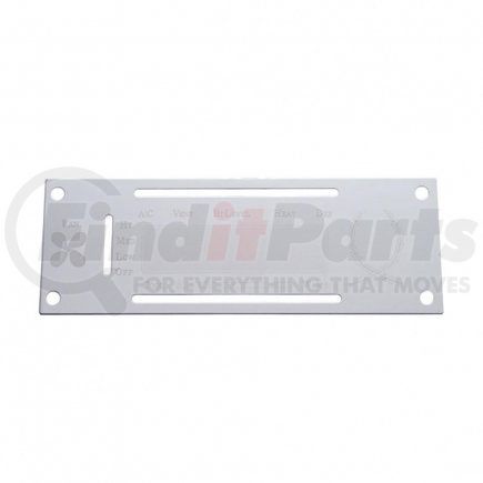 United Pacific 48201 Kenworth Stainless A/C Control Plate