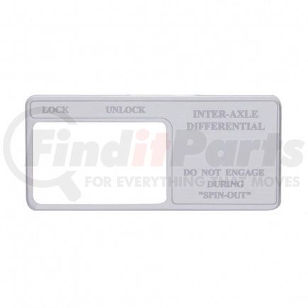 United Pacific 48501 Freightliner Stainless Switch Guard - Inter- Axle Differential