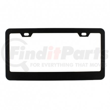 United Pacific 50014 Black Wide Bottom 2 Hole License Plate Frame