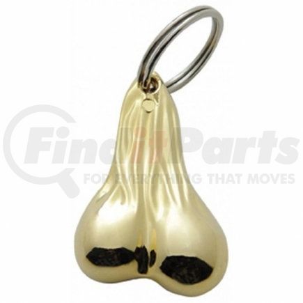 United Pacific 78009 2.5" Small Ball Novelty Key Chain - Gold