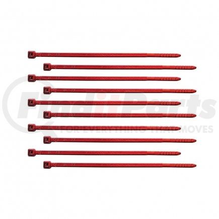 United Pacific 90307 4" Nylon Cable Ties - Red (10 Pack)