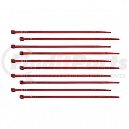 United Pacific 90314 6" Nylon Cable Ties - Red (10 Pack)