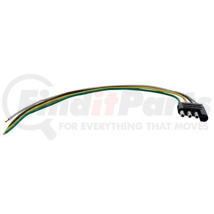 United Pacific 90627 4 Way Trailer Harness - 12" Lead Wire