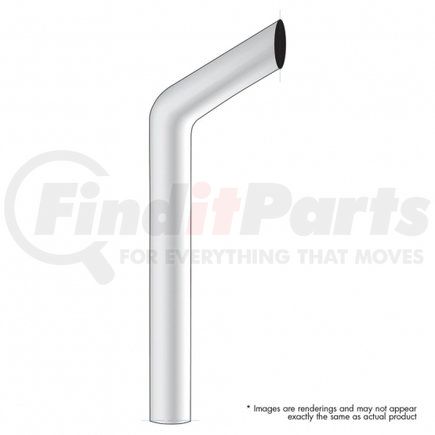 United Pacific B1-5-060 5" Bull Plain Bottom Exhaust - 60" L