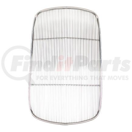 United Pacific B20341 Original Style Stainless Steel Grille Insert with Crank Hole For 1932 Ford Car