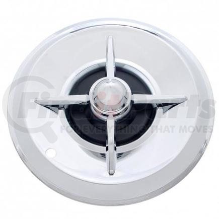 United Pacific C5030 15" Chrome Lancer Hub Cap (4/Set)