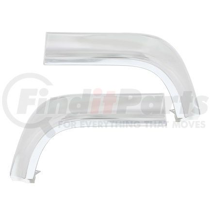 United Pacific C6332 Front Upper Eyebrows Moldings For 1963 Chevy Passenger Car