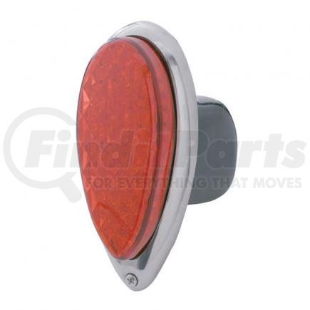 United Pacific F383901 51 LED Tail Light with Stainless Steel Rim For 1938-39 Ford Passenger Car