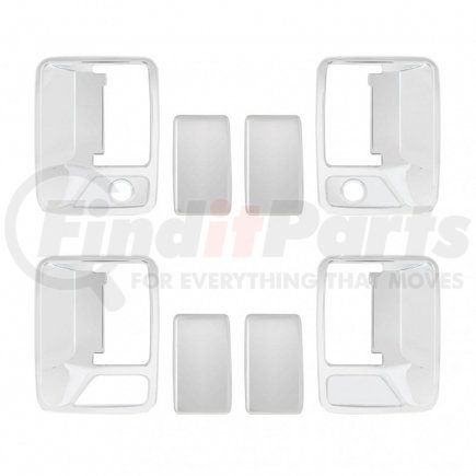 United Pacific FSD-0004 Ford Super Duty Chrome Door Handle Cover Set - 4 Door