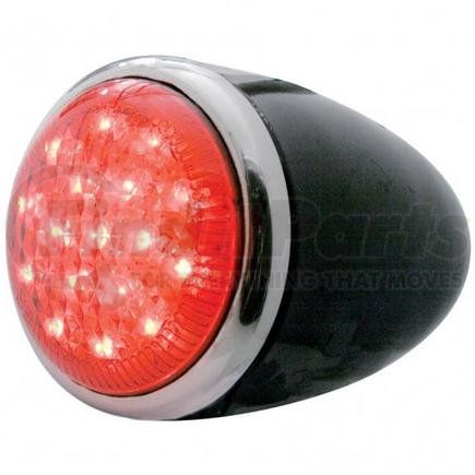United Pacific FTL3711R 17 LED Tail Light with Black Housing and Stainless Steel Rim For 1937 Ford Car