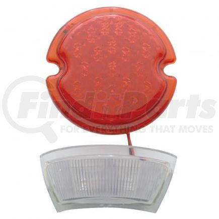 United Pacific FTL3336LED-L 21 LED 12V Tail Light with Polycarbonate Lens For 1933-36 Ford Car and Truck