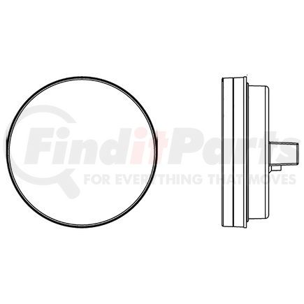 United Pacific 37008B 21 LED 4" "GLO" Back- Up Light