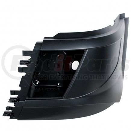 United Pacific 42819 Bumper End With Fog Light For 2015-2017 Volvo VNL Short Hood w/ Aero Style Bumper - Driver