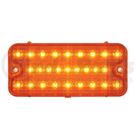 United Pacific CPL6768A 27 LED Parking Light Lens - Amber Lens and Amber LED For 1967-68 Chevy Truck