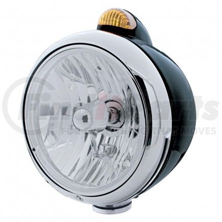 United Pacific 32416 Black Guide 682-C Headlight Crystal H4 and Dual Mode LED Signal