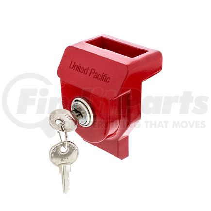 United Pacific 90619 Heavy Duty Aluminum Glad Hand Lock - Red