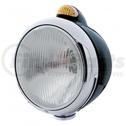 United Pacific 32414 Black Guide 682-C Headlight H4 and Dual Mode LED Signal