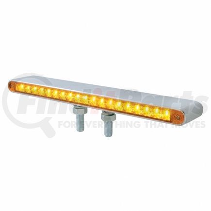 United Pacific 37944 19 LED 12" Reflector Double Face Light Bar - Amber & Red LED/Amber & Red Lens