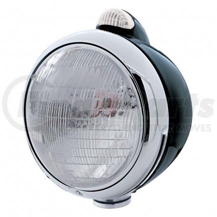 United Pacific 32411 Black Guide 682-C Headlight 6014 and Dual Mode LED Signal