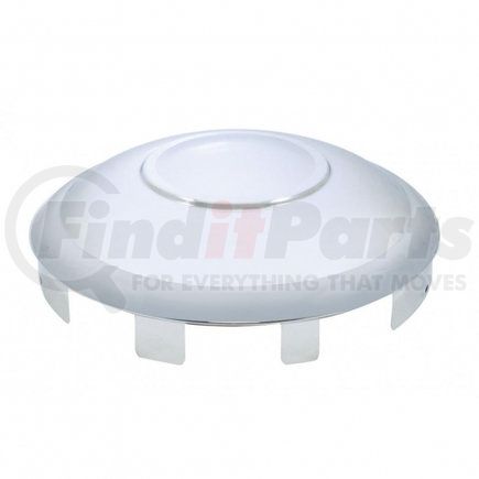 United Pacific 20158 Universal Stainless Steel Classic Front Hub Cap - 1" Lip