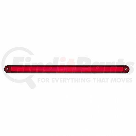 United Pacific 36493 24 LED 12" GLO Light Bar w/ Black Housing - Red LED/Red Lens