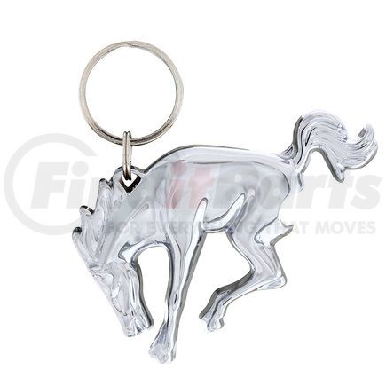 United Pacific 99102 Chrome Bucking Horse Key Chain/Bottle Opener