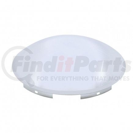 United Pacific 10189 6 Even Dome Front Hub Cap - 7/16" Lip