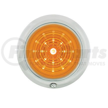 United Pacific 110139 26 Amber LED Parking Light Assembly - Clear Lens For 1947-48 Ford Car and 1942-47 Truck