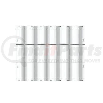 United Pacific 21185 Peterbilt Billet Style Aluminum Grille