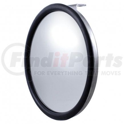 United Pacific 60035 8.5" Stainless Steel Convex Mirror With Offset Mounting Stud