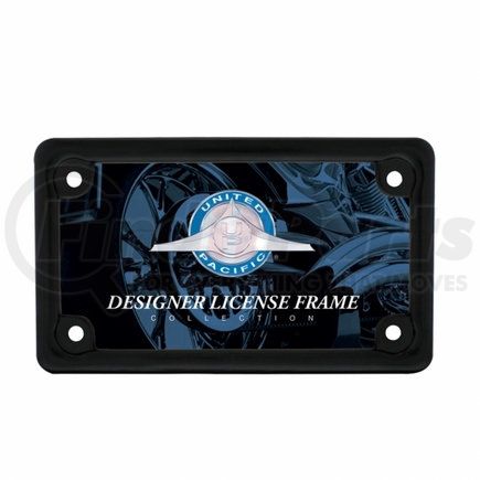 United Pacific 50109 Black Motorcycle License Plate Frame