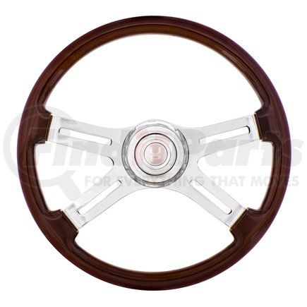 United Pacific 88130 18" 4 Spoke Steering Wheel w/ Hub - Freightliner 1989- July 2006