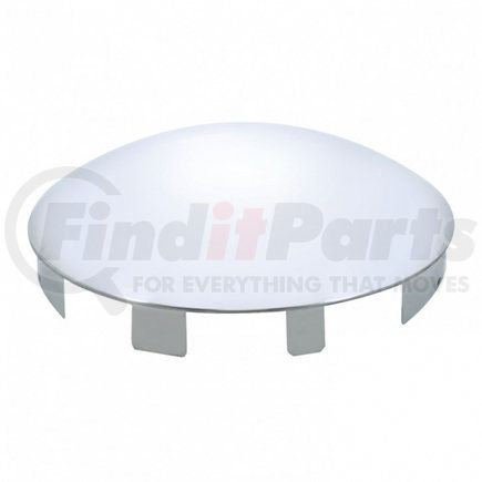 United Pacific 20108 Universal Stainless Steel Dome Front Hub Cap - 1" Lip