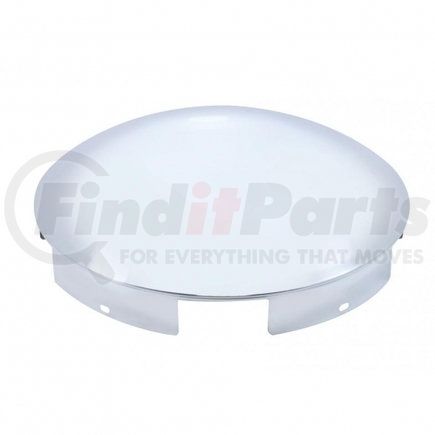 United Pacific 10119 5 Even Notched Chrome Dome Front Hub Cap - 1" Lip