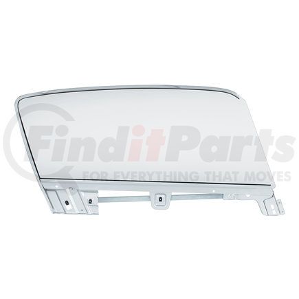 United Pacific 110628 Complete Clear Door Glass Assembly For 1967-68 Ford Mustang Fastback