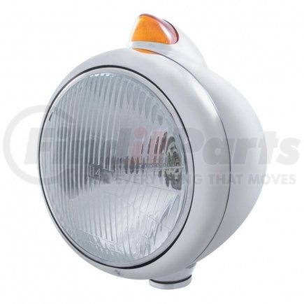 United Pacific 32606 Black Guide 682-C Headlight H4 and Original Style LED Signal