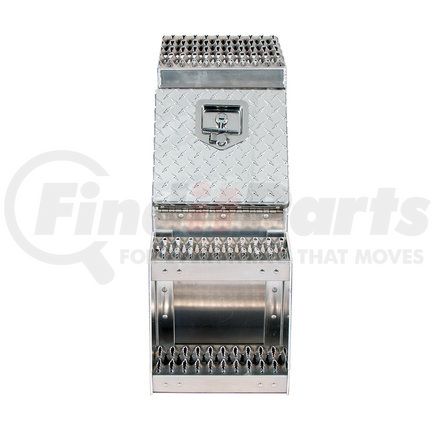 United Pacific 50200 12" Aluminum Step Saddle Box
