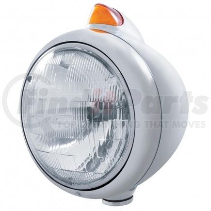 United Pacific 32604 Black Guide 682-C Headlight H6024 and Original Style LED Signal