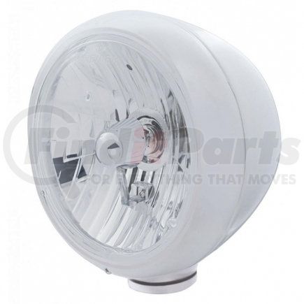 United Pacific 31787 Chrome Guide 682-C Style Headlight Crystal H4 Bulb