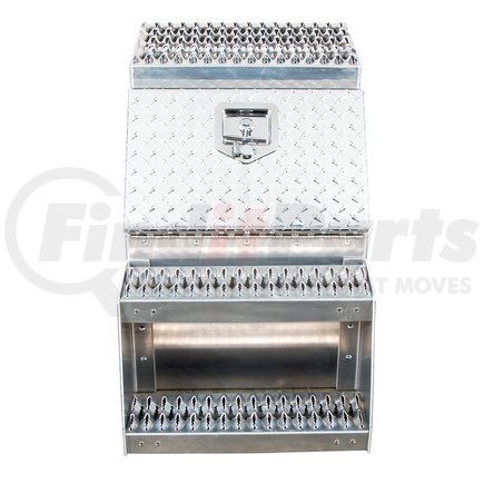 United Pacific 50201 18" Aluminum Step Saddle Box