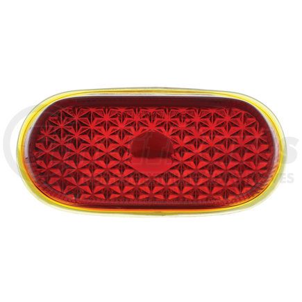 United Pacific C4051 Glass Tail Light Lens For 1940 Chevy Passenger Car