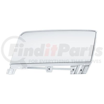 United Pacific 110625 Complete Clear Door Glass Assembly For 1967-68 Ford Mustang Convertible