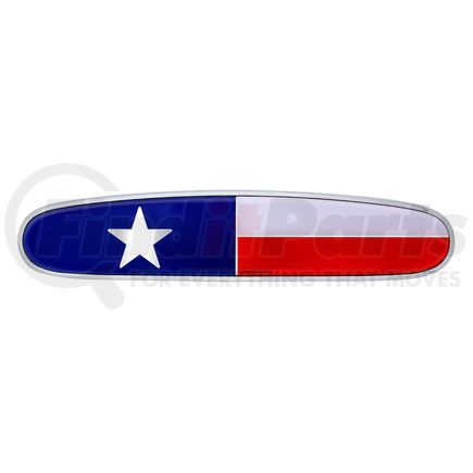 United Pacific 11002 Chrome Die Cast Texas Flag Emblem