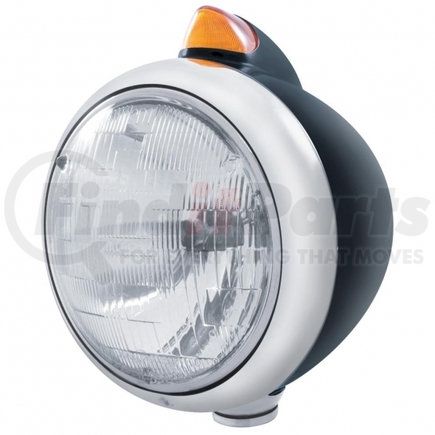 United Pacific 32636 Black Guide 682-C Headlight H6024 and Original Style LED Signal